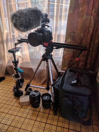 Illustration for article titled Camera gear collection is coming along nicely...